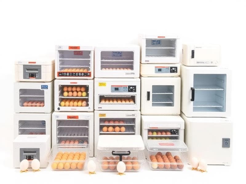 Colección de incubadoras de huevos automáticas para gallinas