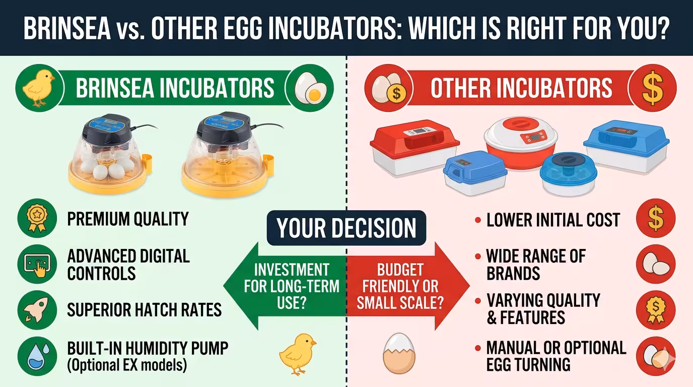 Brinsea vs Other Egg Incubators: Which Is Right for You?